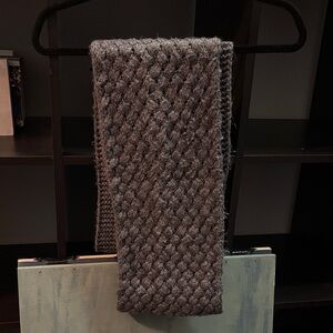 Gray Sparkle Knit Scarf